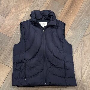 Nine West Dark Blue Quilted Vest